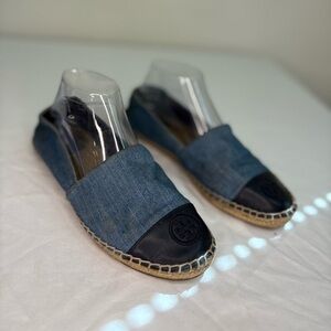 Tory Burch Max Espadrille Flat denim